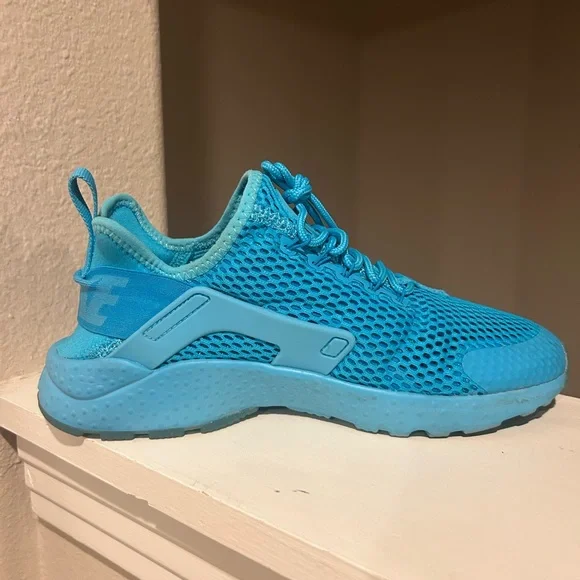 Nike Air Huarache Run Ultra BR Women's 833292-400 Gamma Blue Rare Size 7 - Picture 2 of 9